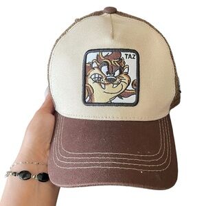 Brown Taz Snapback Trucker Hat 🌪️